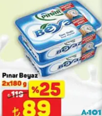 PINAR BEYAZ PEYNİR 2X180 G